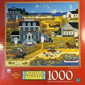 Charles Wysocki Americana Thicketberry Cove Jigsaw Puzzle Hasbro Hobbies